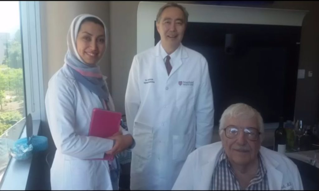 دکتر ریحانه حیدری در دانشگاه استنفورد